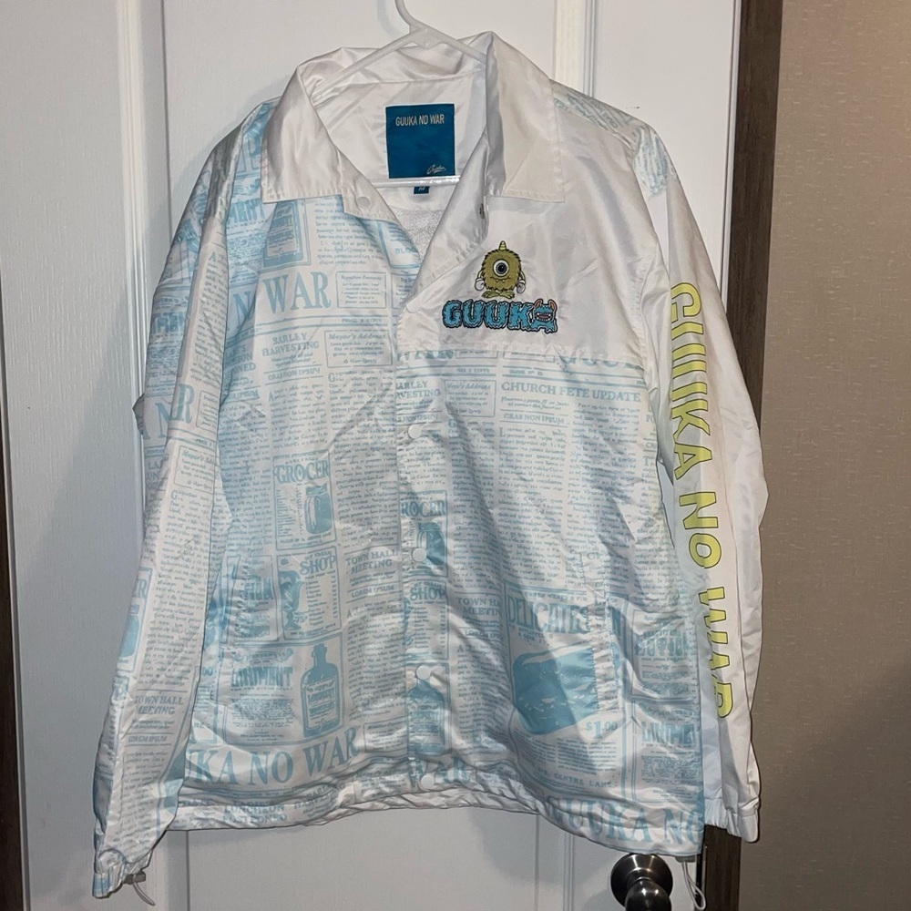 Guuka No War Patchwork Windbreaker Size Medium